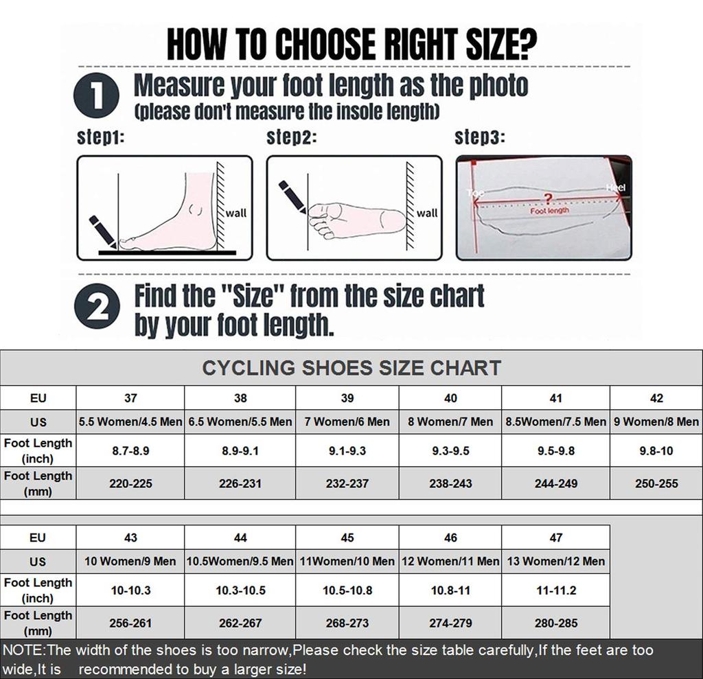SEROUNY Cycling Road Bike MTB Fast Binding Cleat 203White38 Shoes, Shoes, SPD-SL Compatible, Laces, Shoes, Non-Slip Set,