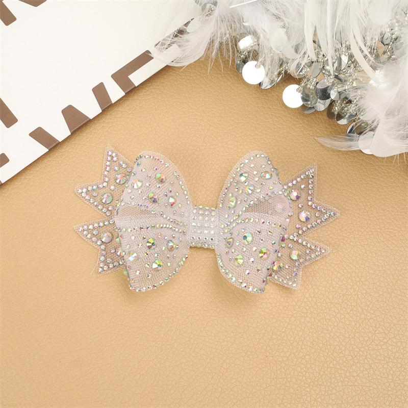 Bow Ribbon Clamp Shoe Decorations Clip Removable Net Yarn Hot Drill Buckle High Heel Shiny Clips Wedding Bride Shoe Accessories