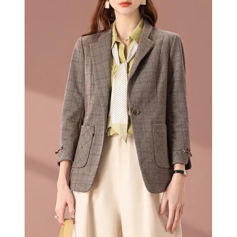 

Women s Elegant Nine-Sleeve Short Jacket L
