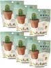 Set of 6 Foaming Net Nor Corporation Photorealistic Food Series Cactus Bath Balls with Scented Bath Carbonated Bath Bath Bath Includes Foaming Net for