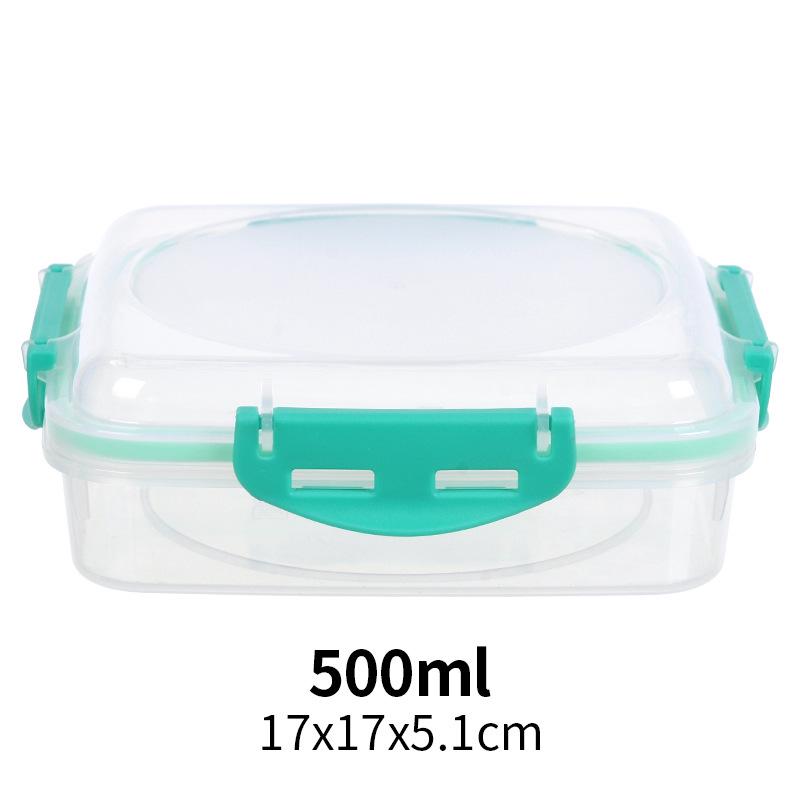 Lunch Box per Alimenti di Grado Alimentare, Adatta al Microonde, per Panini, Sushi, Pane e Toast