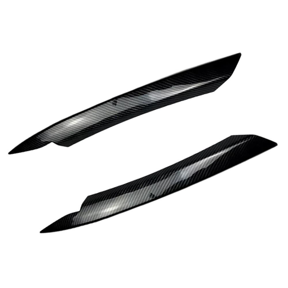 For VW Passat B7 2010 2011 2012 2013 2014 Car Glossy Black Headlight Eyebrow Eyelid Cover Decorative Trim