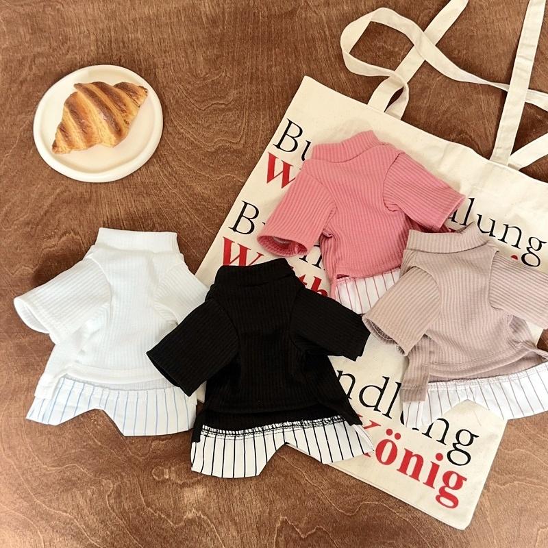 Letter Embroidery Dog Shirt for Small Dogs Autumn Soft Dog Clothes Fashion Puppy Hoodies Cute Warm Cat Pullovers Pet Sweatshirts