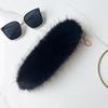25cm Faux Fox Fur Tail Pendant Keychain for Bags & Accessories