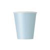 Disposable Cups - CELEBRATE ME - 10 Pieces - Light Blue - Cardboard