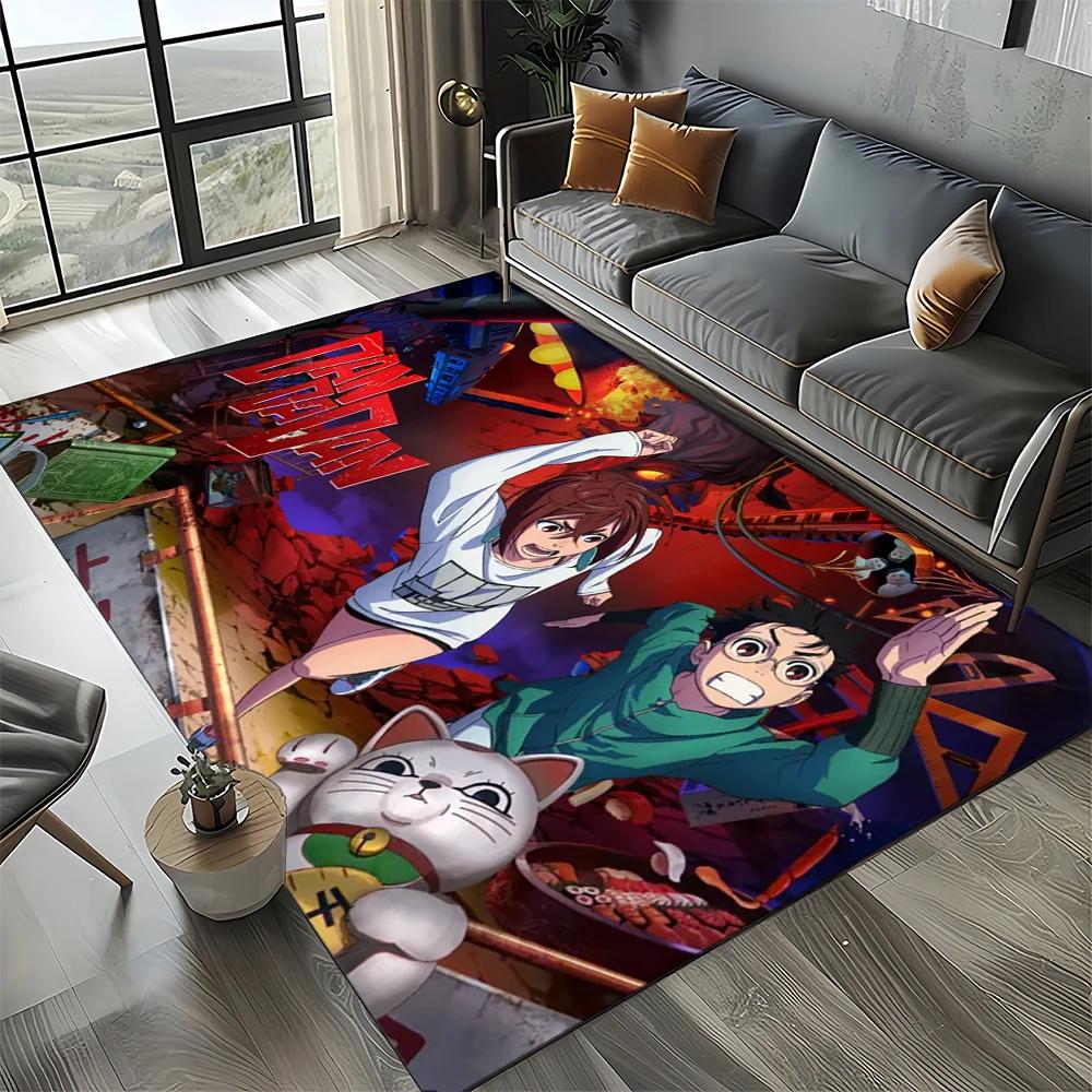 2025 New Style DAN DA DAN Anime Cartoon Carpet Rug for Living Room Bedroom Home Sofa Decoration,Kid Play Non-slip Floor Mat Gift