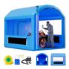 Aufblasbare Lackierkabine, 3 x 2,5 x 2,5 m, Aufblasbare Spritzkabine mit leistungsstarkem 550W Gebläse und Luftfiltersystem, Rundes Dach, zum Lackieren von Fahrrädern,