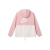 Nike Color Block Logo Print Zip-Up Hoodie Women Jackets Pink DZ3036-630