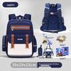 Capybara Oxford Spine-Support Backpack for Grades 1-6: Boys & Girls School Bag