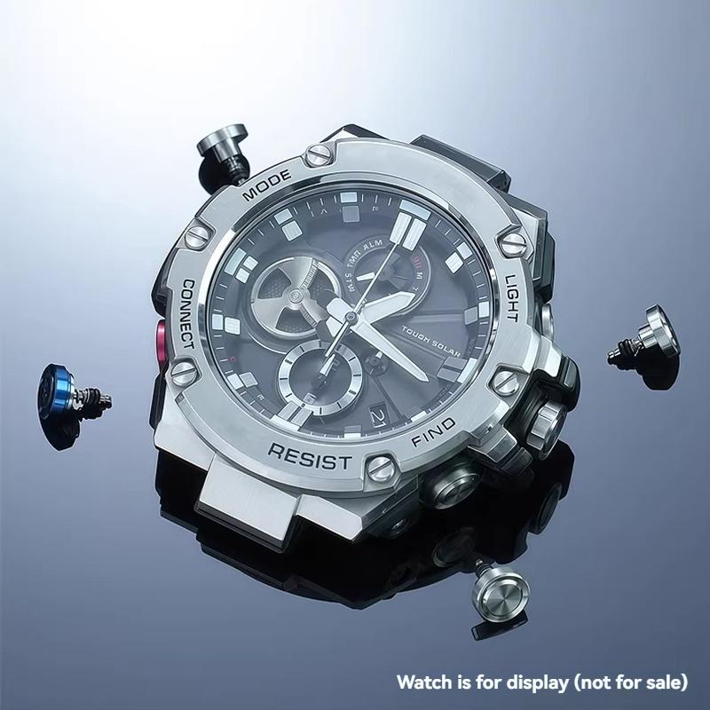 Watch function buttons For Casio Steel Heart watch GST-B100 case function buttons dial side Bluetooth button accessories