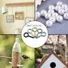 200pcs 5x10mm Small Tiny Mini Eye Pins Eyepins Hooks Eyelets Screw Threaded White & Golden Color Clasps Hooks For DIY Jewelry Making