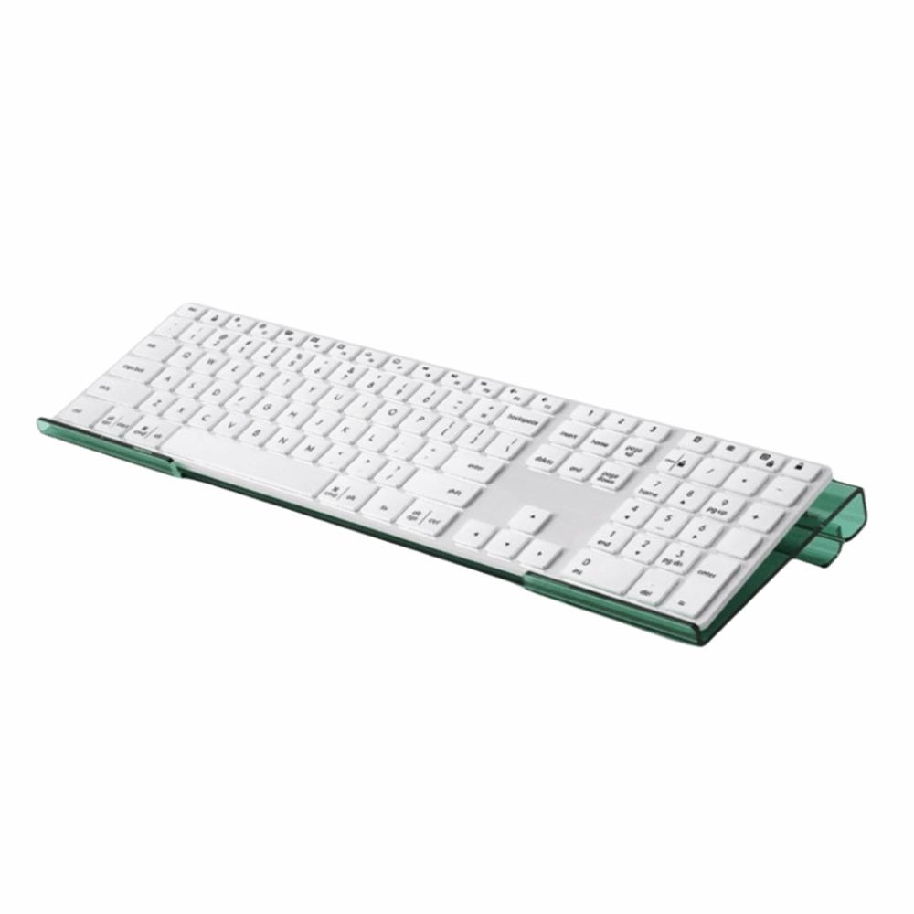 Portable Acrylic Keyboard Stand Clear Acrylic Tilted Keyboard Stand  Desktop Organization зелёный