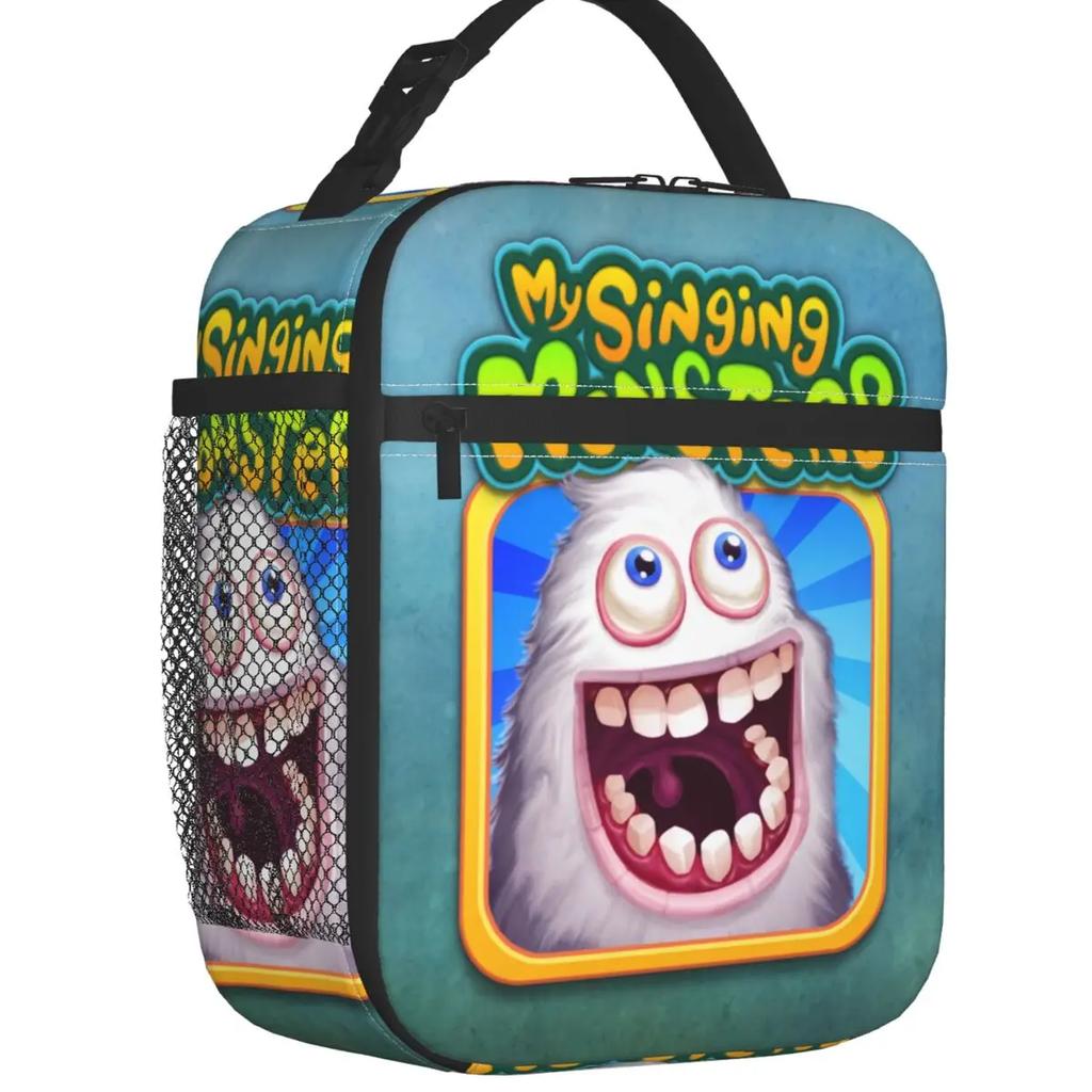 My Singing Monsters Characters Insulated Lunch Bag Leakproof Cartoon Anime Game Cooler Thermal Lunch Tote Kids School Children