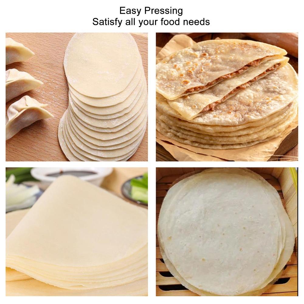 Aluminum Alloy Tortilla Press Non-Stick Dough Press Practical Dumpling Skin Press Dough Pressing