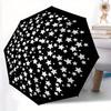 1pc Starry Sky Automatic Folding Umbrella, Portable & Foldable Design with 8 Ribs, Casual Outdoor Accessory Yy250805105