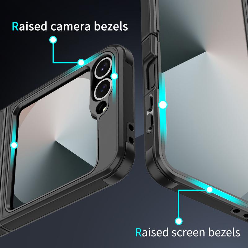 Luxury Original Official Slim Matte Protection Phone Case Samsung Galaxy Z Flip 7 6 5 4  For Wireless Charging Shockproof Cover