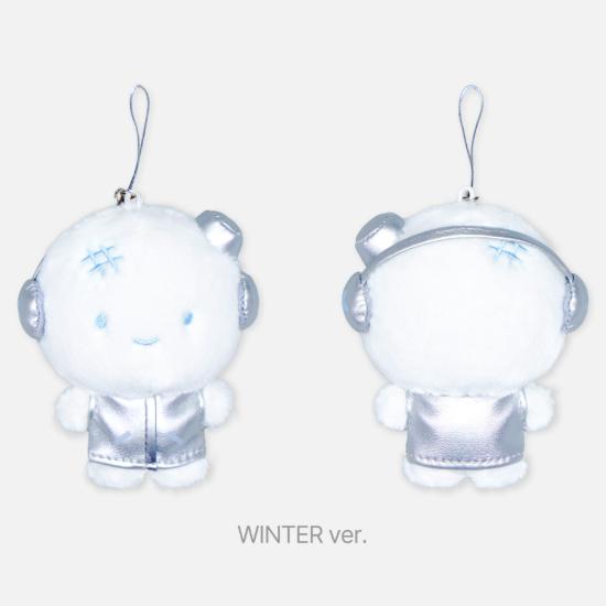 Pre-order 2025 Aespa LIVE TOUR SYNK: aeXIS LINE Fanlight Doll Key Ring Silver Ver.
