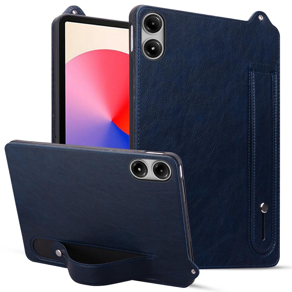 For Xiaomi Poco Pad M1 Case Hand Strap Kickstand Leather Tablet Cover