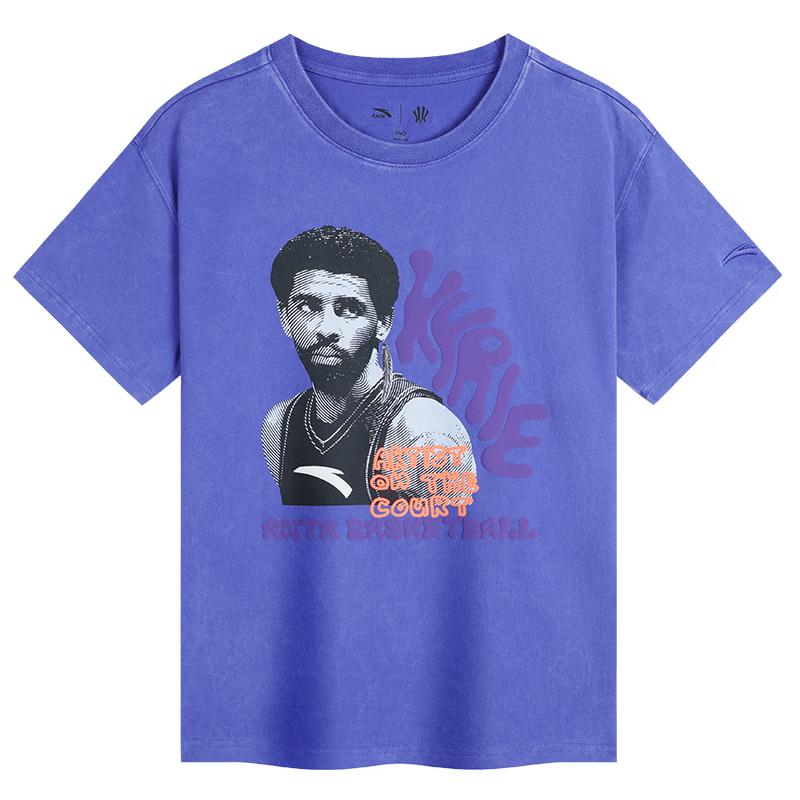 Anta Детская трикотажная футболка для баскетбола с совместным брендом Kyrie Irving 130