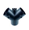 2 Vavles Flap Adjustable Air Diesel Parking Heater Vent Ducting Y Branch Splitter Exhaust Pipe Joiner Connector For Webasto