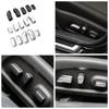 Seat Adjust Switch Knob Cover Trim Sticker for Nissan X-Trail Xtrail T32 Rogue 2014-2020 for Renault Koleos LHD Car Styling