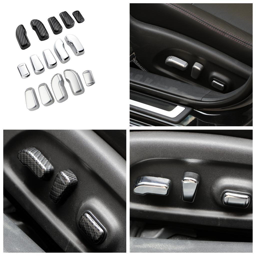 Seat Adjust Switch Knob Cover Trim Sticker for Nissan X-Trail Xtrail T32 Rogue 2014-2020 for Renault Koleos LHD Car Styling