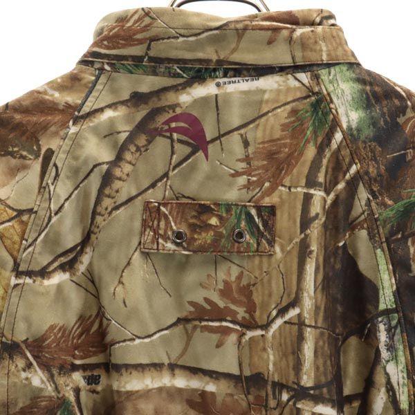 FIELD&STREAM Overall Handle Brushed Batting Jacket M Beige Fur Lining Men's Used