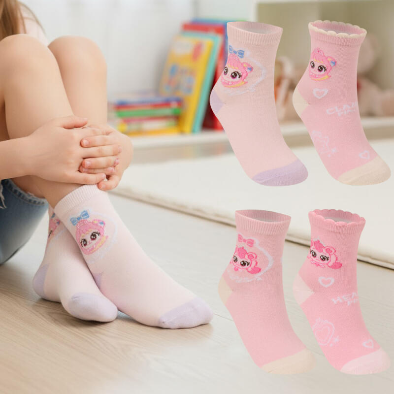 Catch! Tiniping Princess Medium Socks 4-Piece Set mix