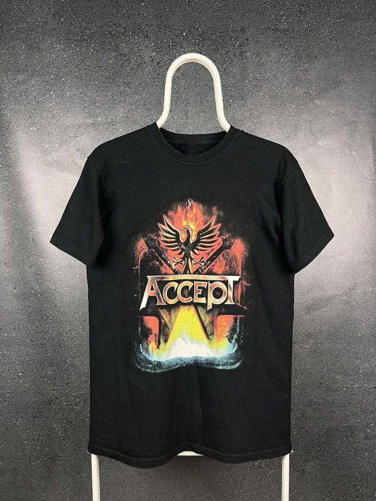 Accept Flame Thunder Rock Band Tshirt All S to 5XL NZL374 Unisex T-Shirt L
