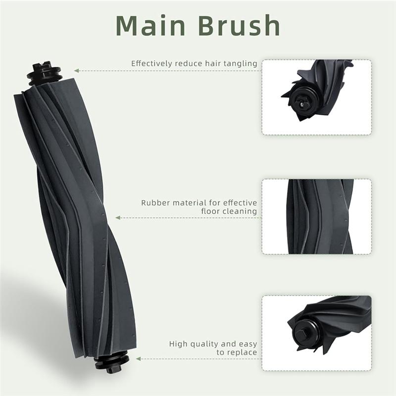 

A65T-Для робота-пылесоса Dreame L10s Ultra / L10 Ultra Основная боковая щетка HEPA-фильтр Ткань для швабры Пылесборники Аксессуары