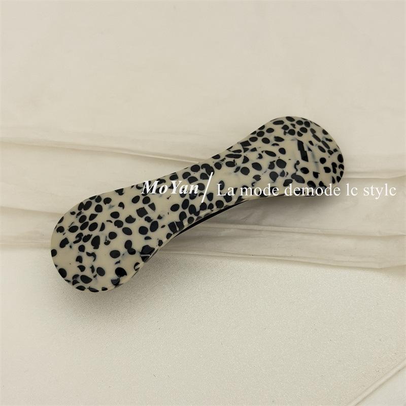 Korean Acetic Acid Hairpin Barrettes Advanced Sense Disc Hair Spring Clip for Women