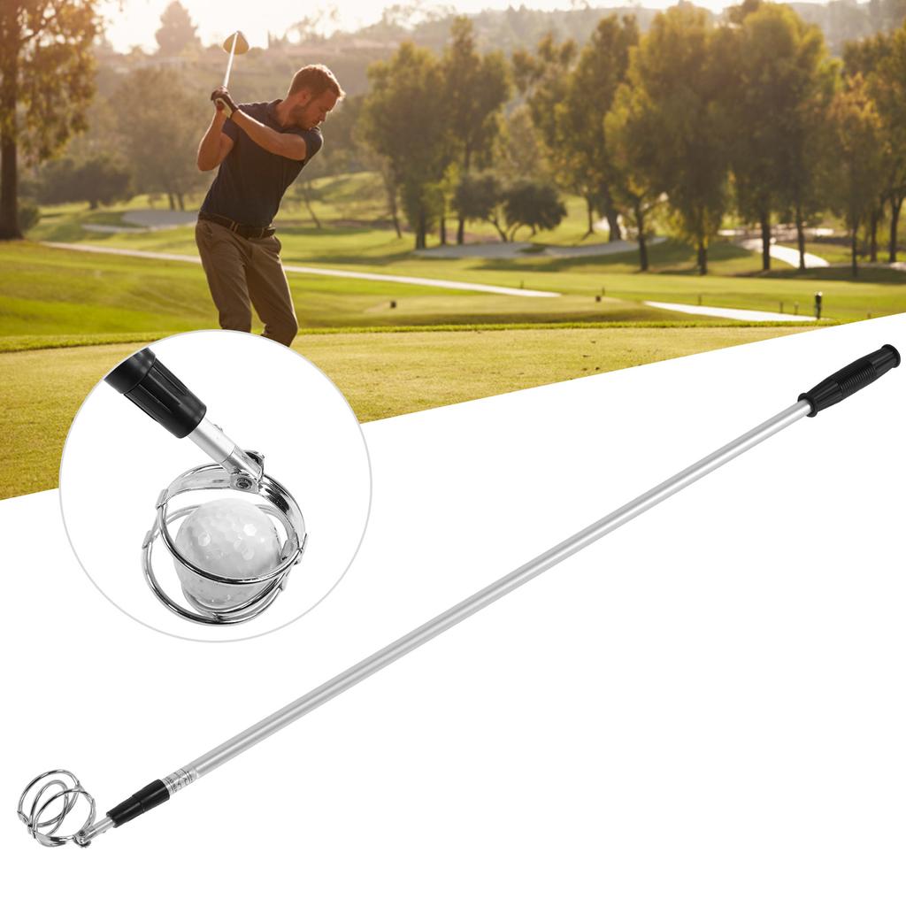 3Section Telescopic Golfball Scooper Aluminium Alloy Ball Pickup Golf Stadium Supplies