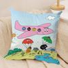 BBarbapapa EExquisite Cushion Cover Soft Plush Throw Pillow Cover DoubleSided Decorative Cushion Case Sofa Bedroom Home Decor