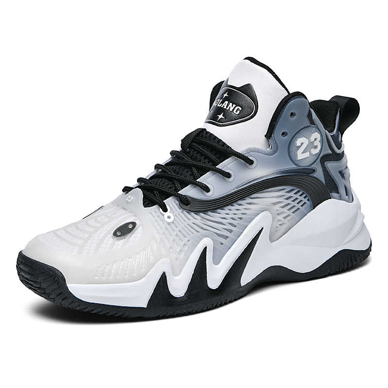 Fashion With Ties Spring-autumn Skate Vulcanize Men's Basketball Sport Shoes Men's Blue Sneakers Basquet Small Price Collection