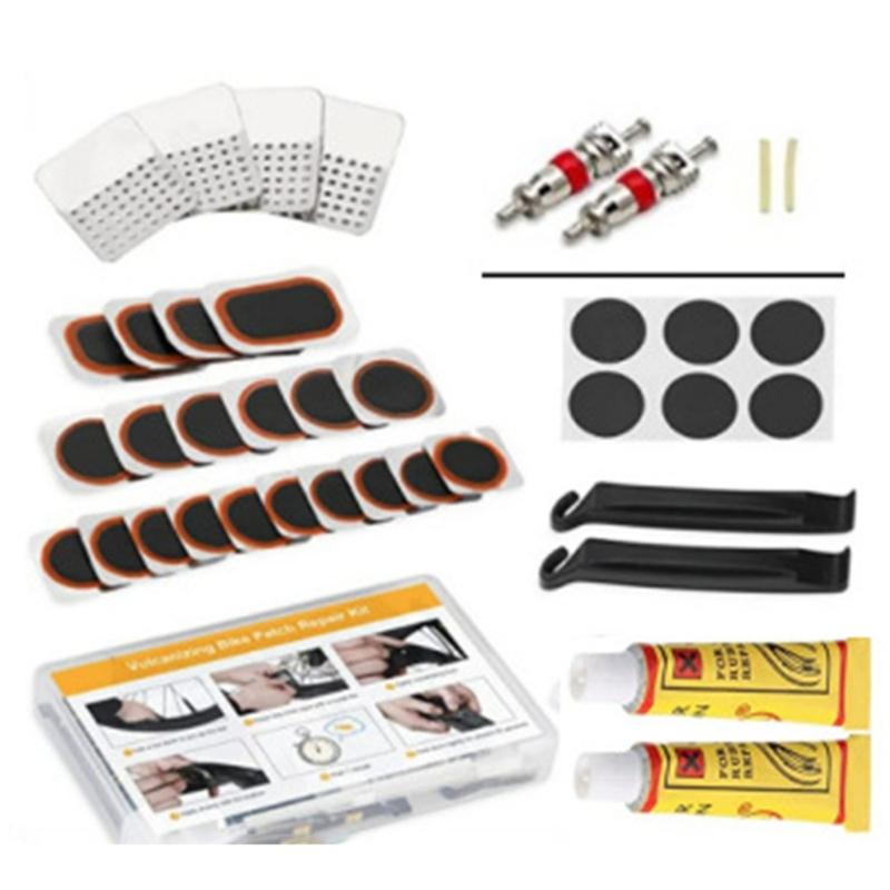 Bicycles Tire Puncture Repair Kits Rubber Tire Patches Bicycles Inner Tube Tire Tool Portable Cycling Repair Tool