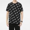 Puma All-Over Logo Print Crew Neck Breathable Short Sleeve T-Shirt Men Tops Black 846430-01