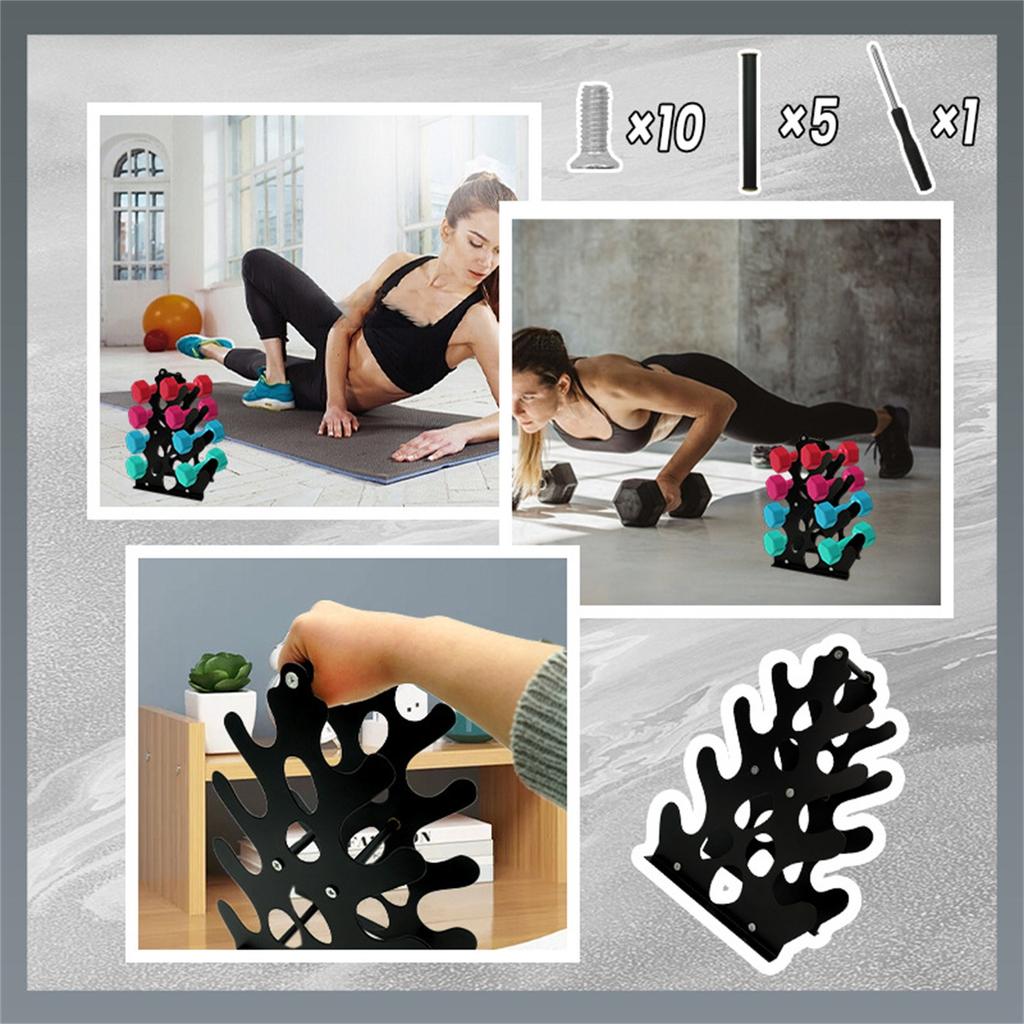 Fitness Equipment Storage, Coral-inspired Dumbbell Rack Stand Desktop Storage Ornaments