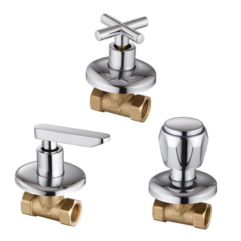 Skryté robustní hliníkové vodní regulační ventily Vnitřní závit pro domácnosti