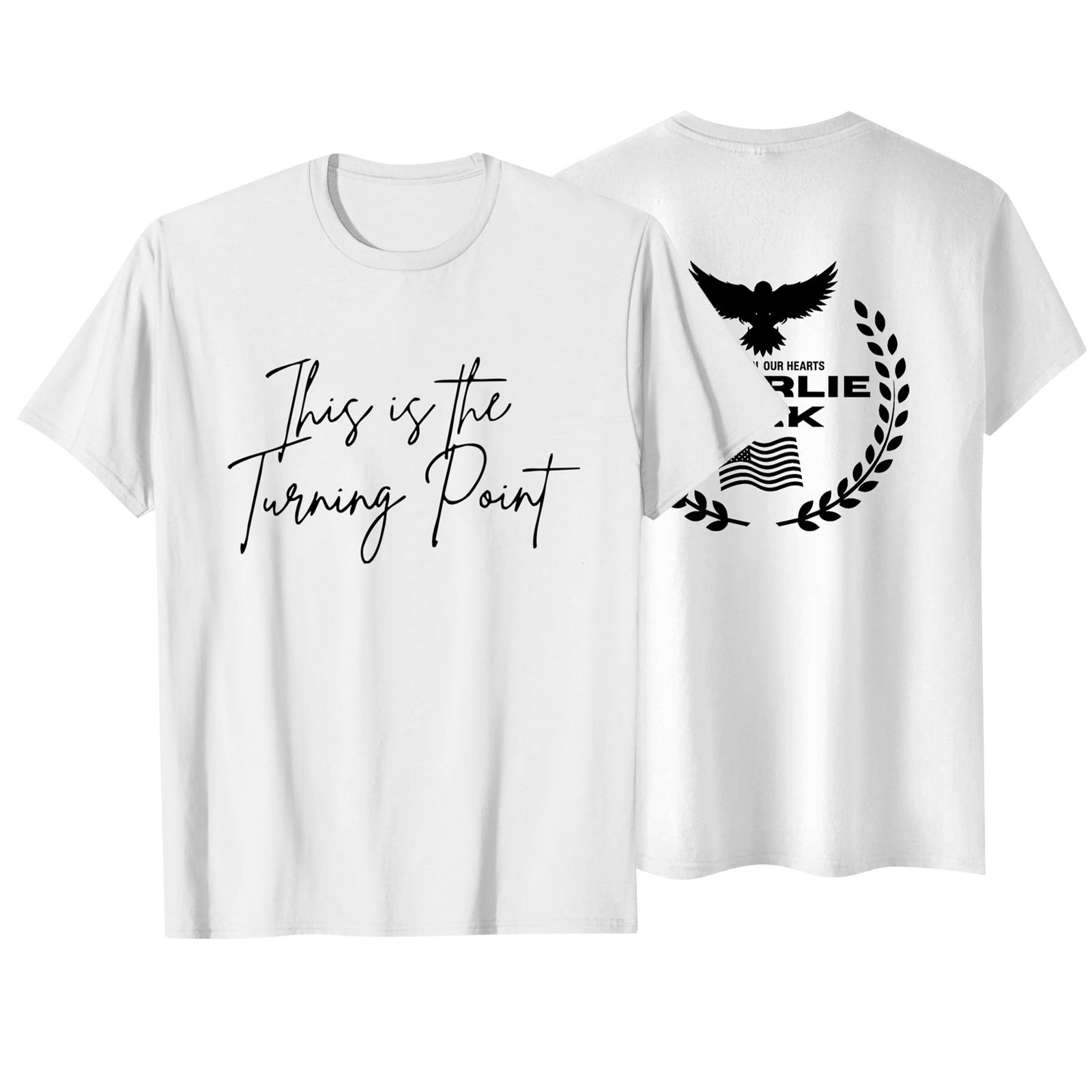 

Модная рабочая одежда с коротким рукавом и круглым вырезом, принтованные топы для женщин, летние топы S белый