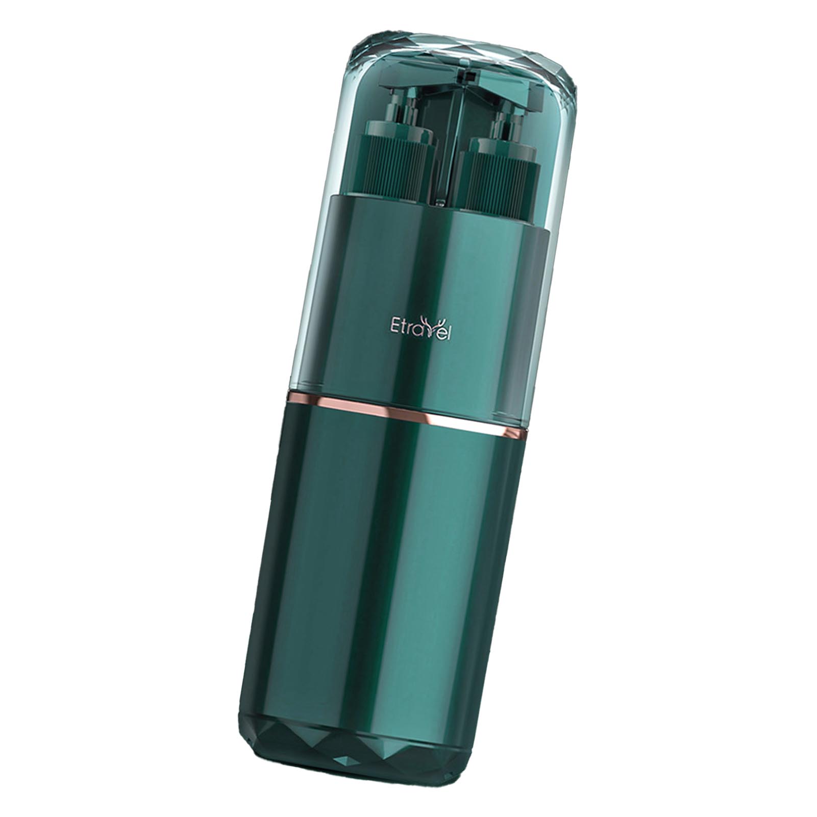 

Набор из 5 штук Дорожный футляр для хранения зубных щеток Многофункциональный портативный дорожный футляр для зубной пасты Зеленый