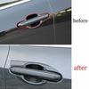 For Lexus NX350 450h+ 22-25 Carbon Fiber Car Door Handle Bowl Molding Cover Trim