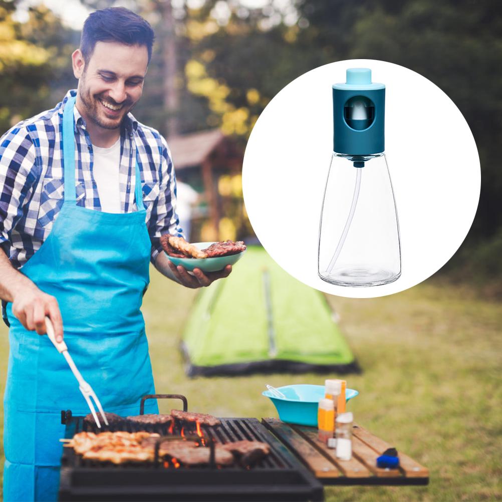 Oil Sprayer for Cooking 180ml Versatile Glass Oil Dispenser Oil Mister Oil Bottle for Baking Roasting Grilling
