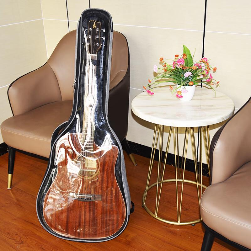 WEZHO 40/41-inch Transparent Guitar Gig Bag