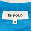 ENFOLD Excellent Condition 24Stainless Steel Silk Cotton Pullover Tops 38 blueUsed