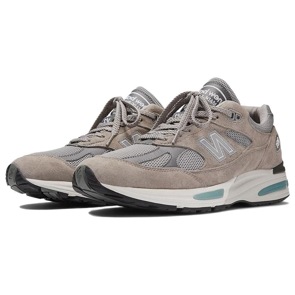 New Balance 991v2 Made In England Rock Ridge Unisex Sneakers Grey Alloy Silver U991GL2