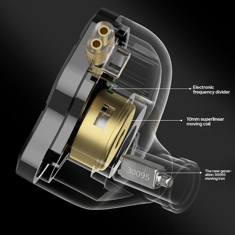 HIFI Headphone In Ear Earbud Game Noise Cancelling Headsets HiFi Bass Wire Earphone with/without Microphone Headset