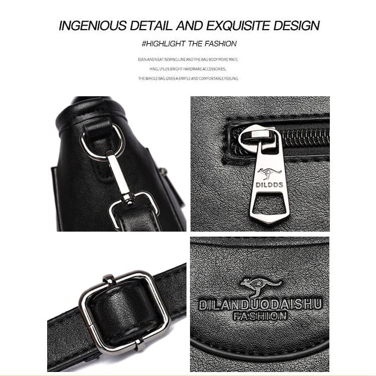 Soft Leather Simple Messenger Bag Women's Shoulder Bag