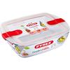 Boîte rectangulaire avec couvercle - - 1451024 - 23 x 15 cm - 1,1 L - Cook & Heat - Base en verre borosilicate