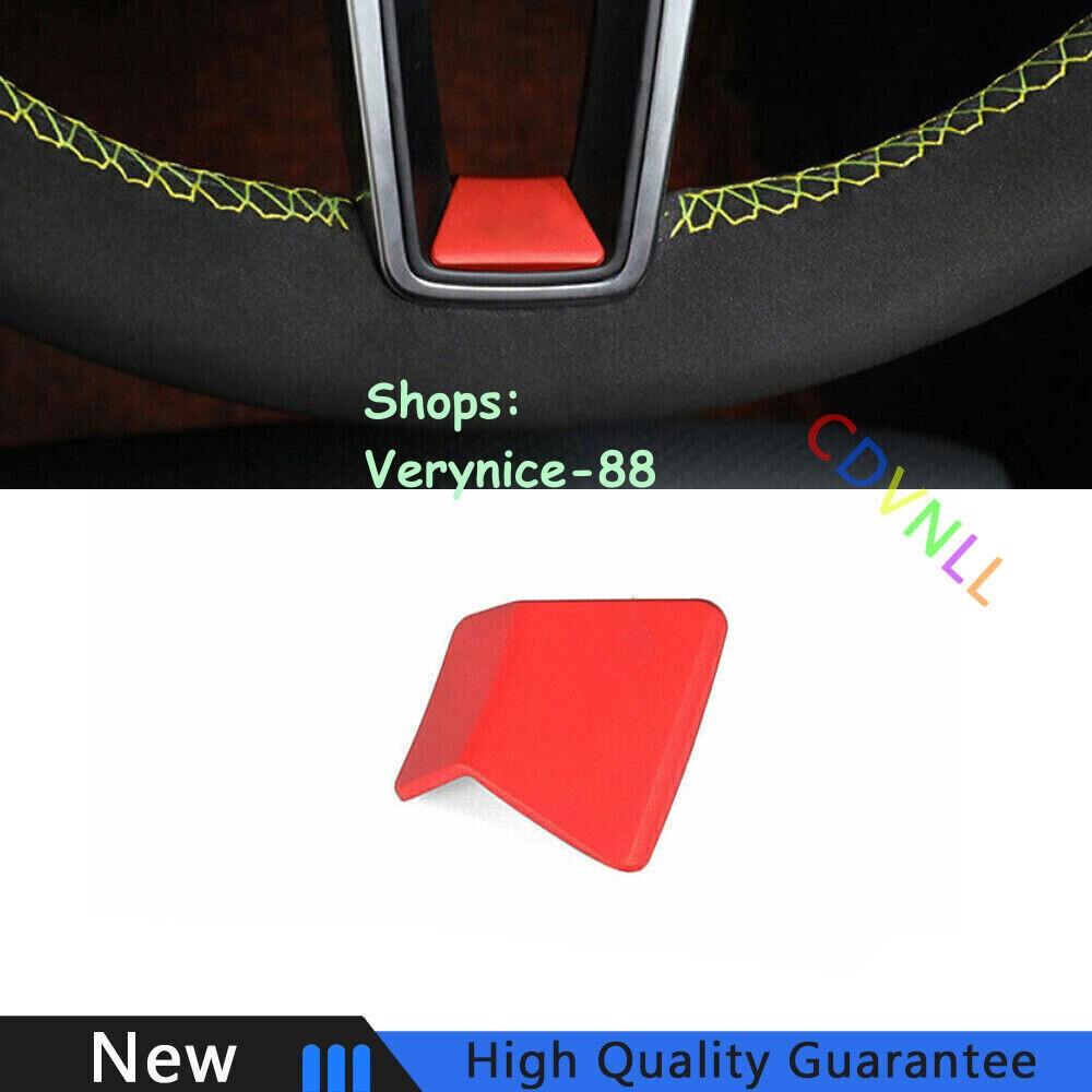 Inner Steering Wheel Lower Cover Trim For Porsche Cayenne 2018-2022 Bright Red