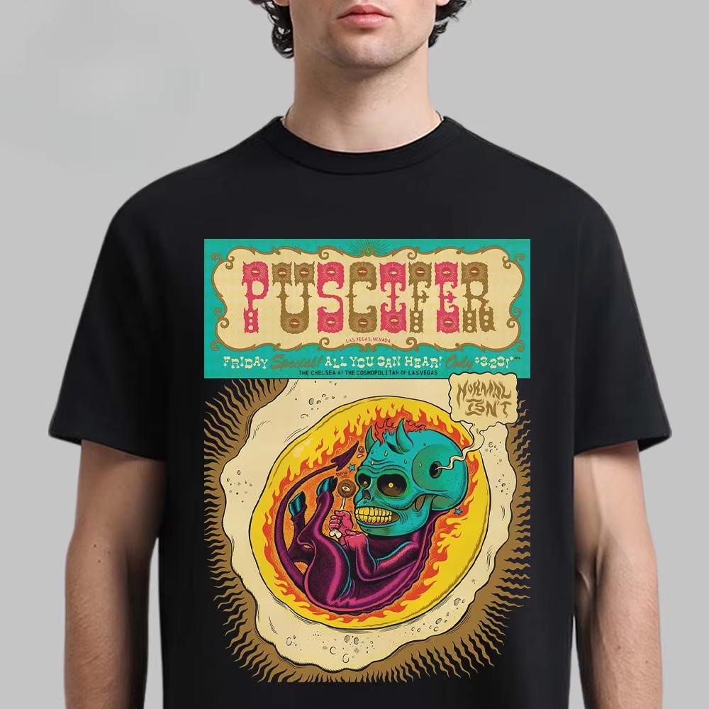 Puscifer Dark Aesthetic Fan Inspired Graphic Tee Gothic Streetwear Casual Unisex Top